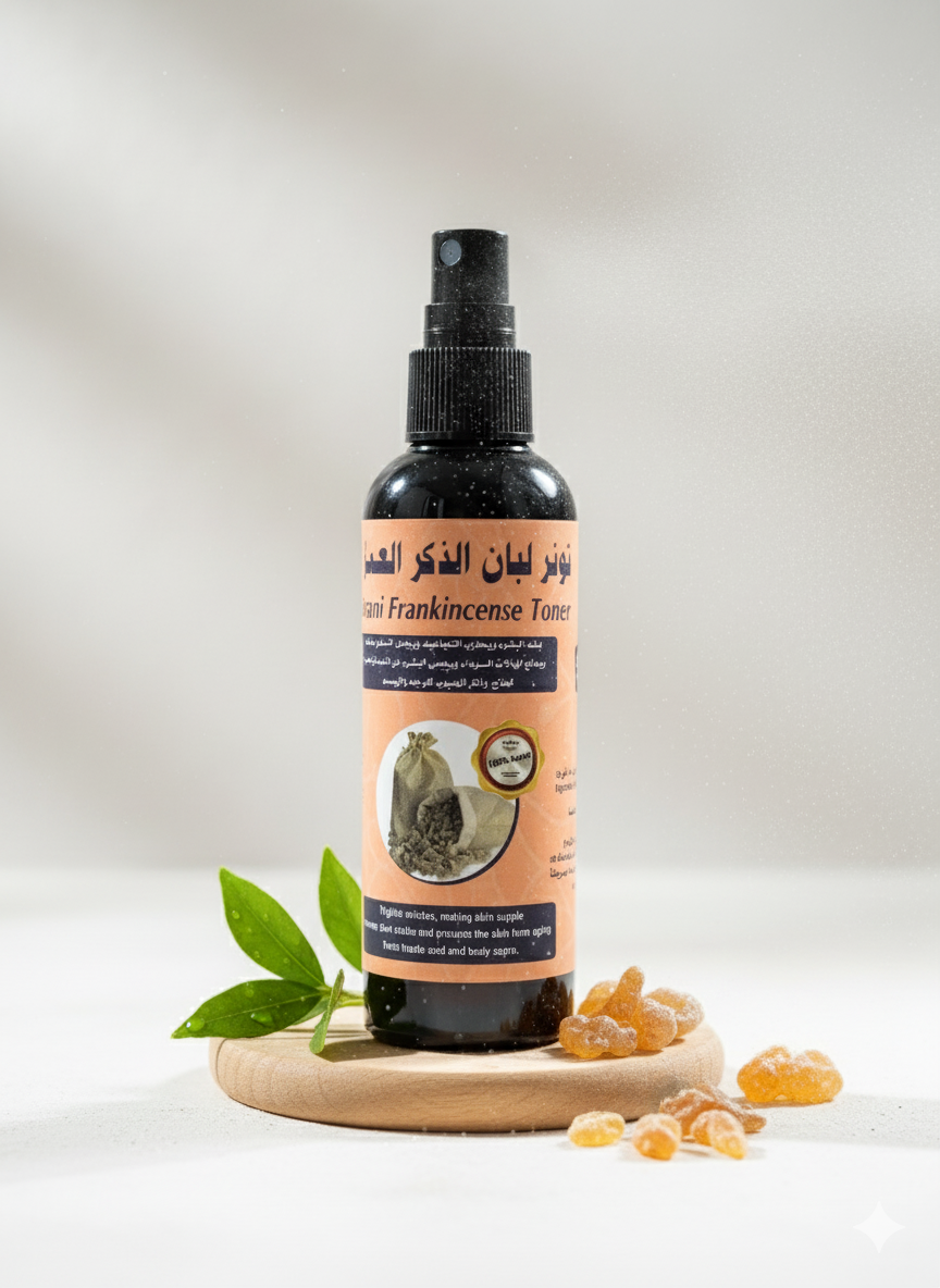 تونر لبان الذكر العُماني الطبيعي 100 ملي – شد البشرة ومكافحة التجاعيد تونر لبان الذكر العُماني الطبيعي 100 ملي – شد البشرة ومكافحة التجاعيد